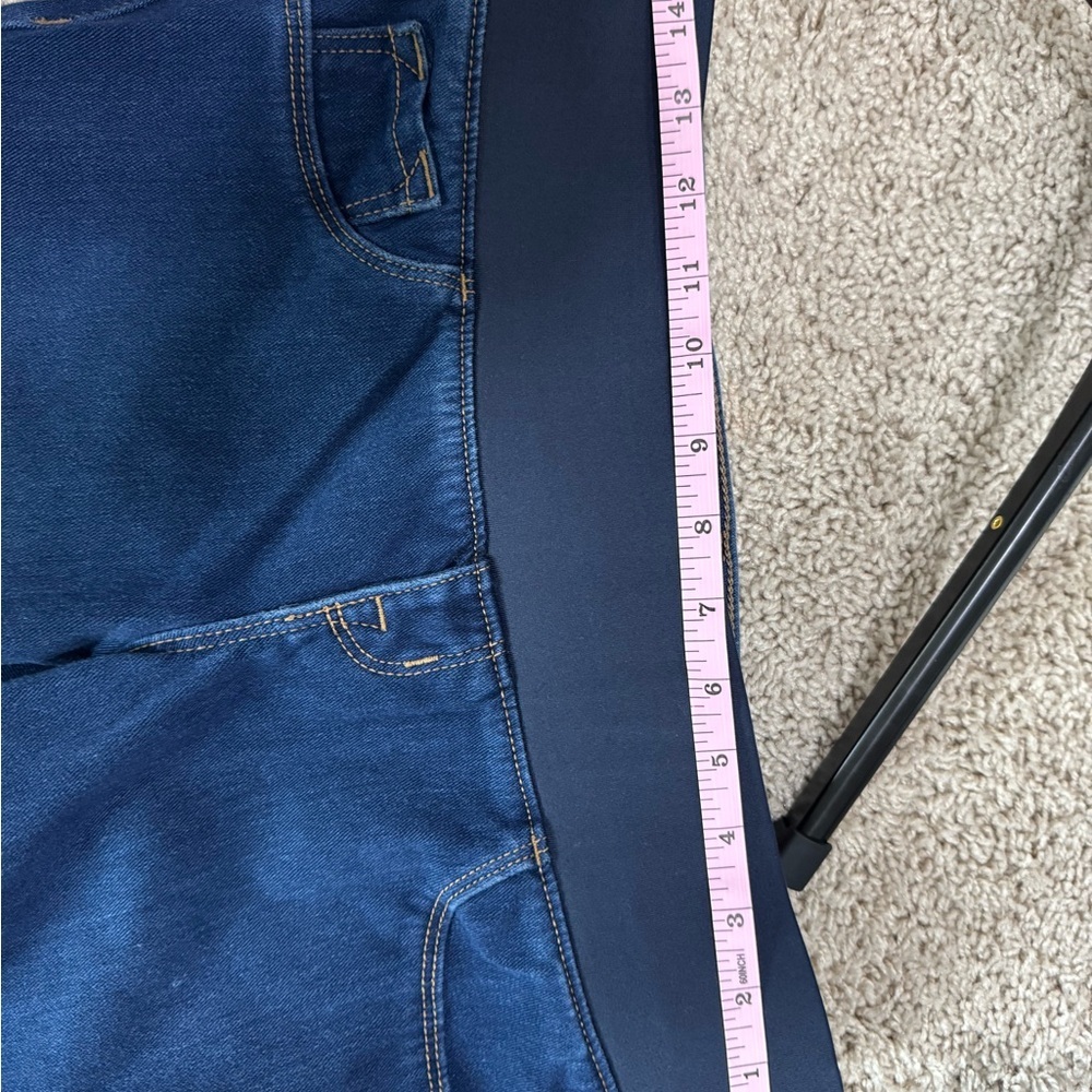 Old Navy Maternity Rockstar Skinny Jeans - Size 2 - Dark Blue - Picture 9 of 9